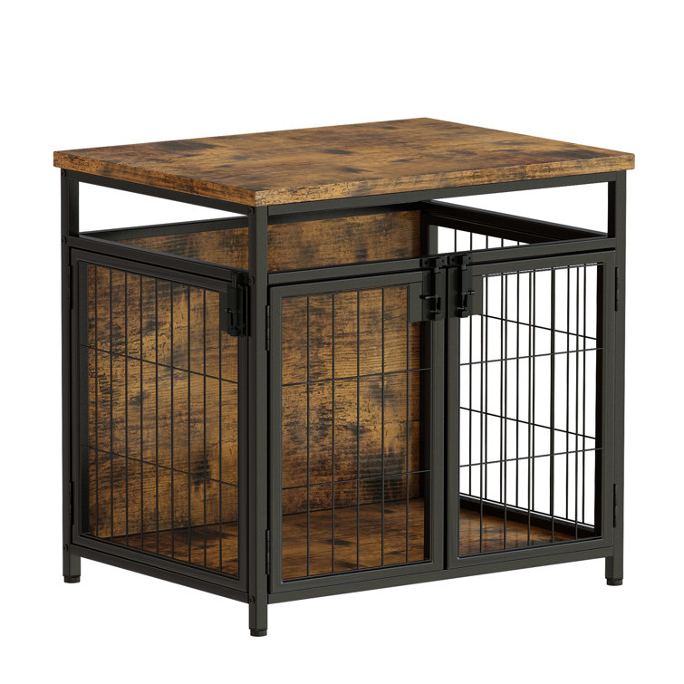 Tucker Murphy Pet Furniture Style Dog Crate Wooden Dog Kennel